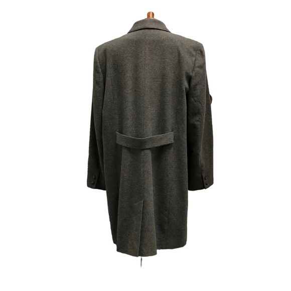 Ladies Classic Grey Wool Blend Coat, Sz 14 (sz lg) - Picture 3 of 13
